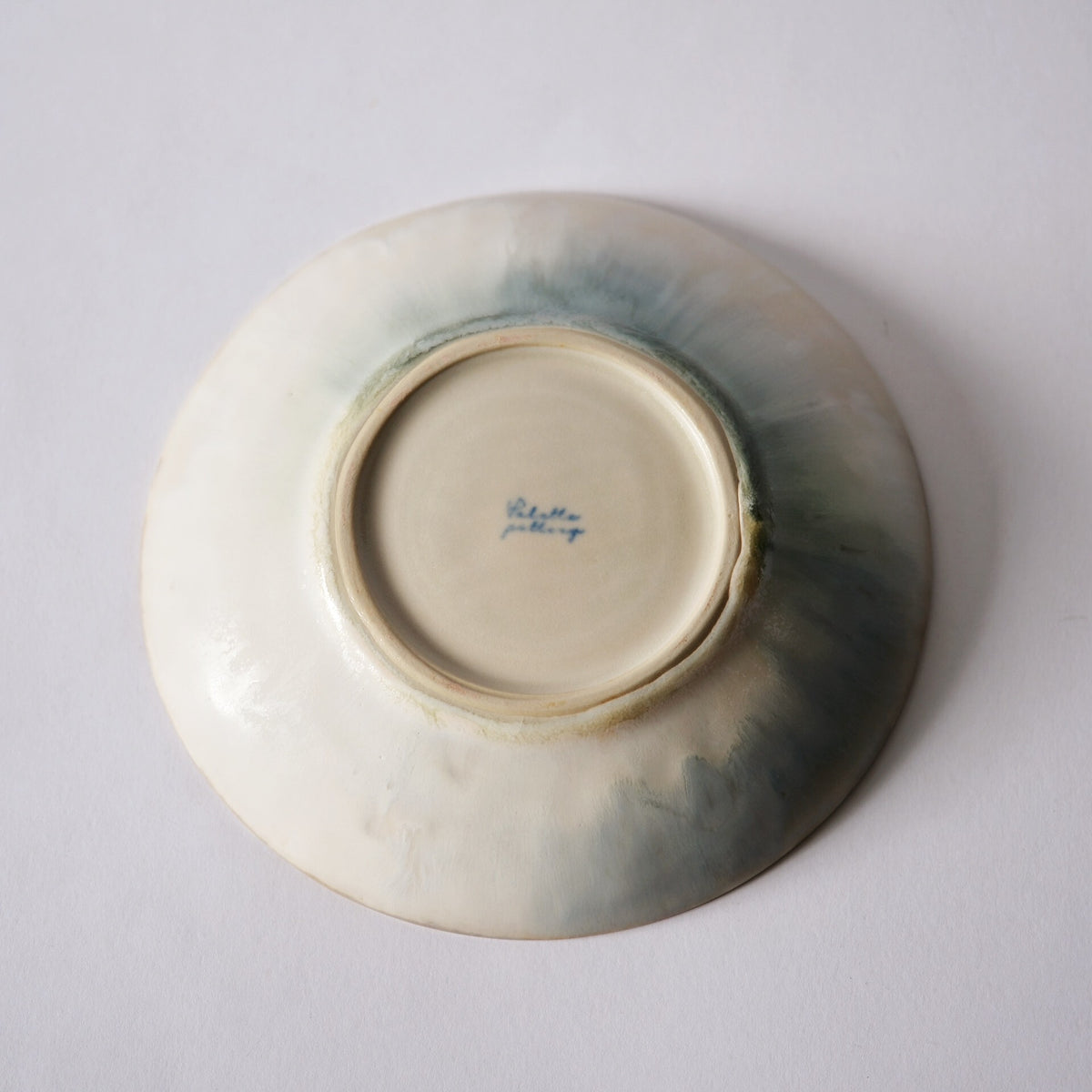 Shinsaku Nakazono round plate / dinner plate / dessert plate / breakfast plate — 18.3 cm, 3.5 cm high