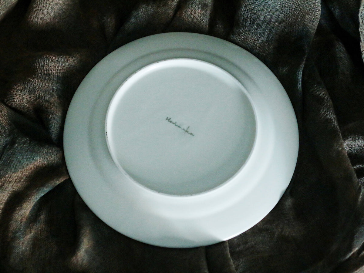 Yumiko Horinaka four-leaf clover round plate / western dinner plate / cake plate