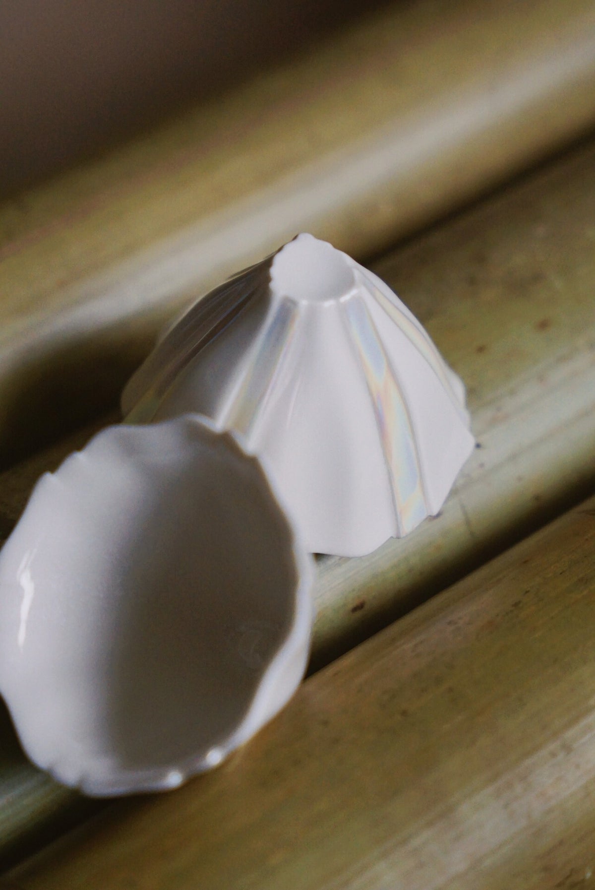 Ikushima Hana pearl lustre tea cup
