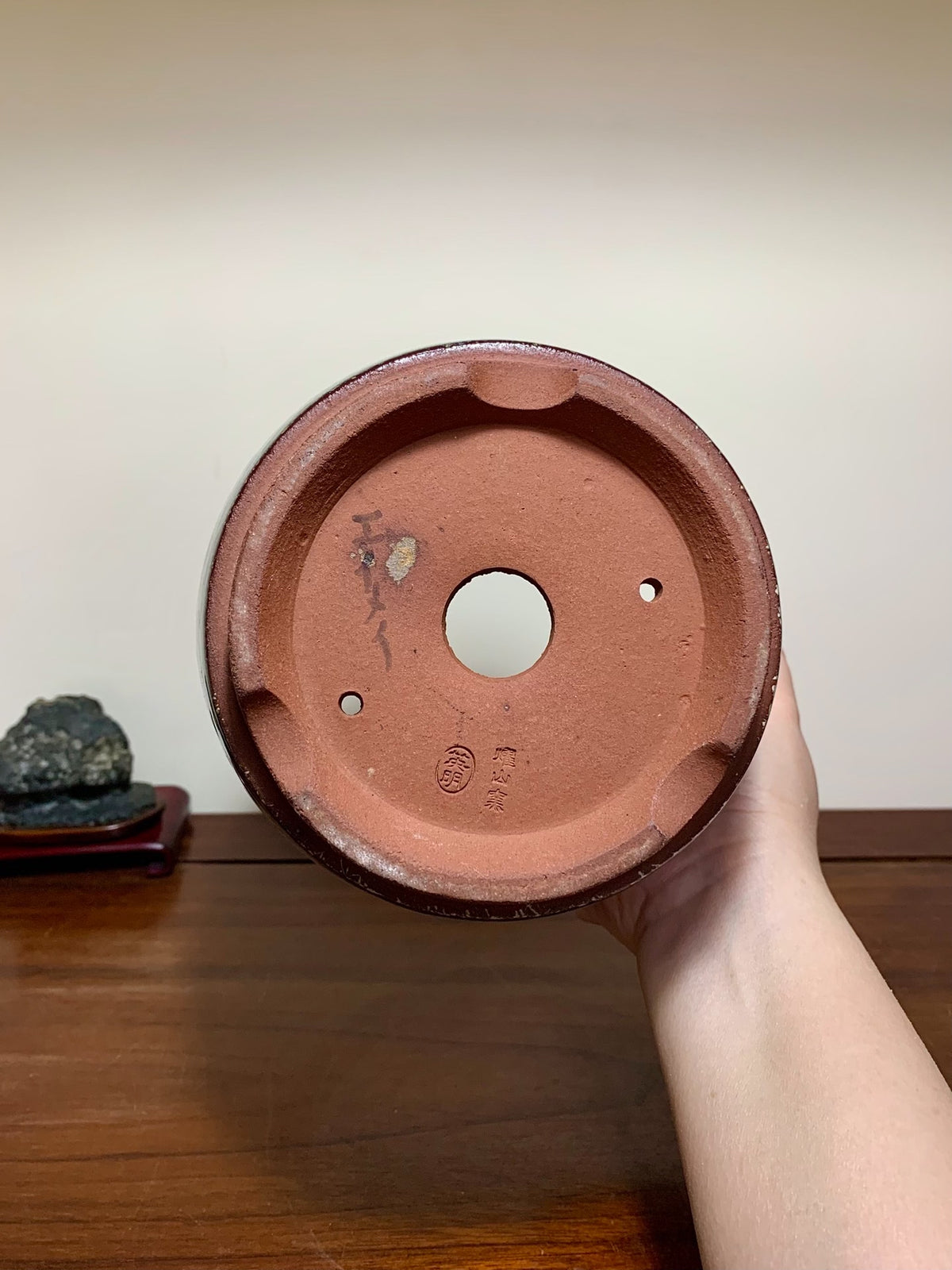 Sea Mouse Glaze Cylindrical Pot, Japanese Flower Pot by Yōzan
