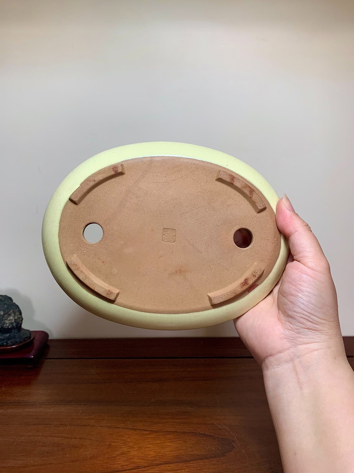 Chun Meng Cut-Foot Oval Maple Tree Pot