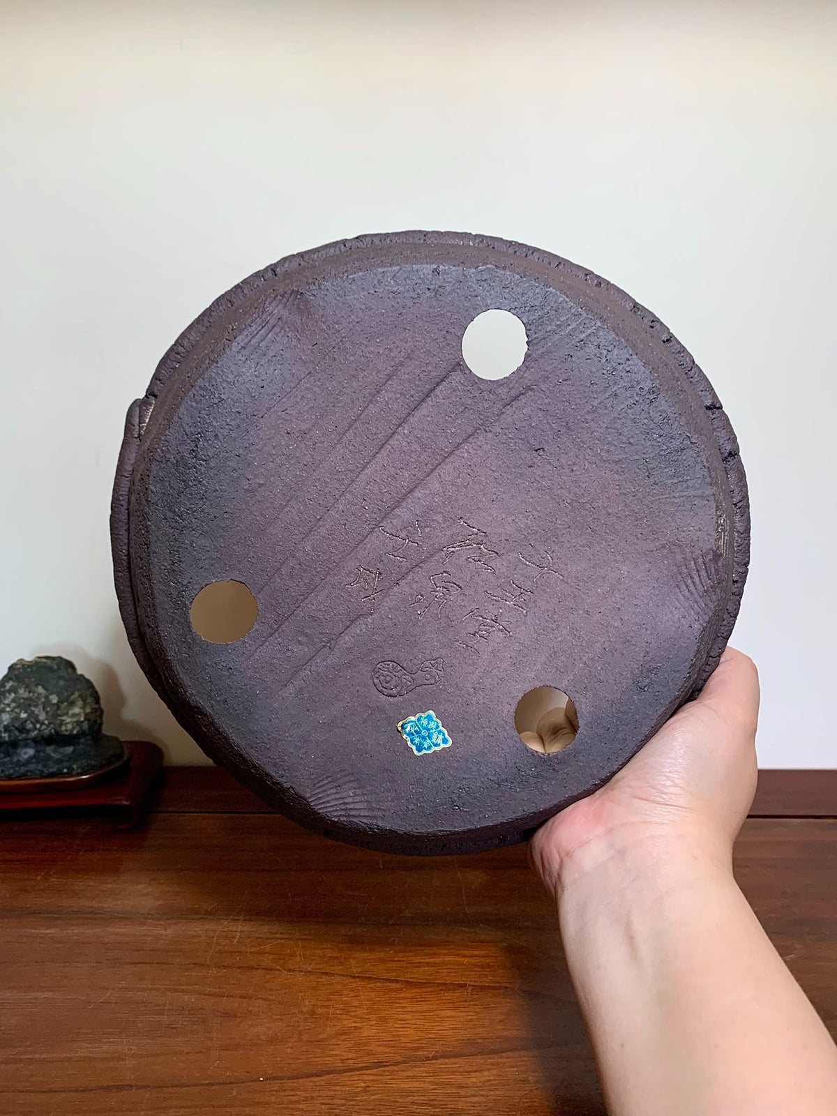 Jūōdō · Matsuzen-San Akio Hand-Pinched Nanban Pot