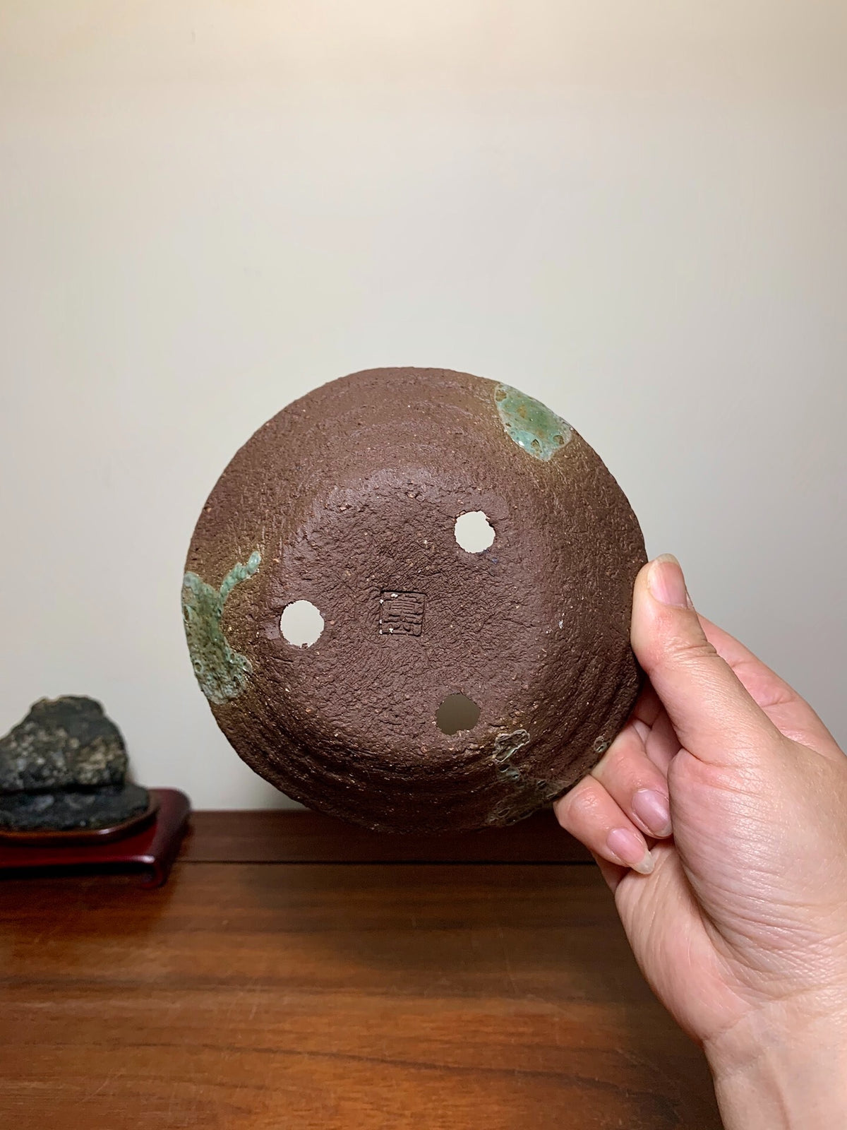 Ryūkaku, Nanban Pot, Fired in a柴 Kiln