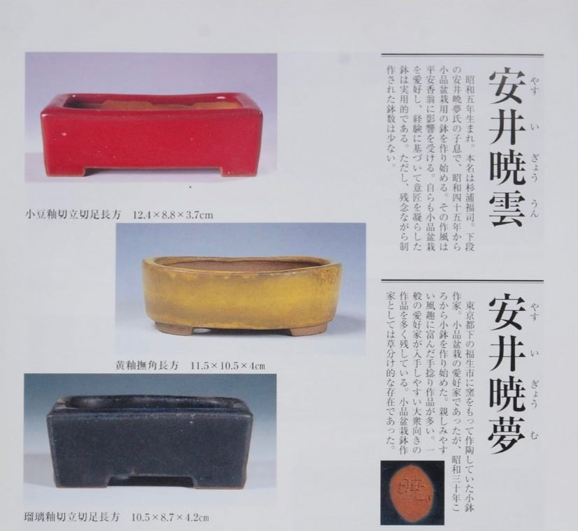 Double-Studded Ruri Blue Glaze Round Pot by Arai Akatsuki