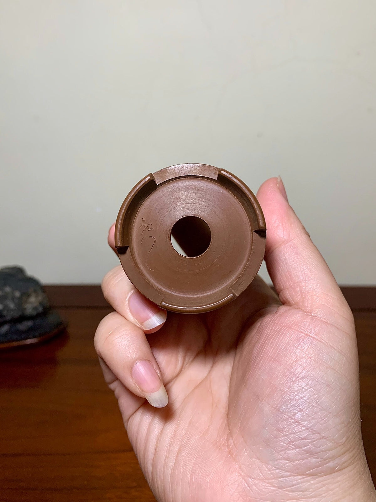 Shou Hachi Incised Cylindrical Pot Japanese Bonsai Pot
