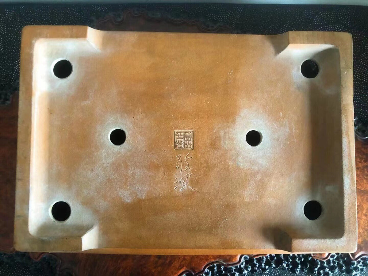 Manrūhei Keishin Japanese-Style Bonsai Pot