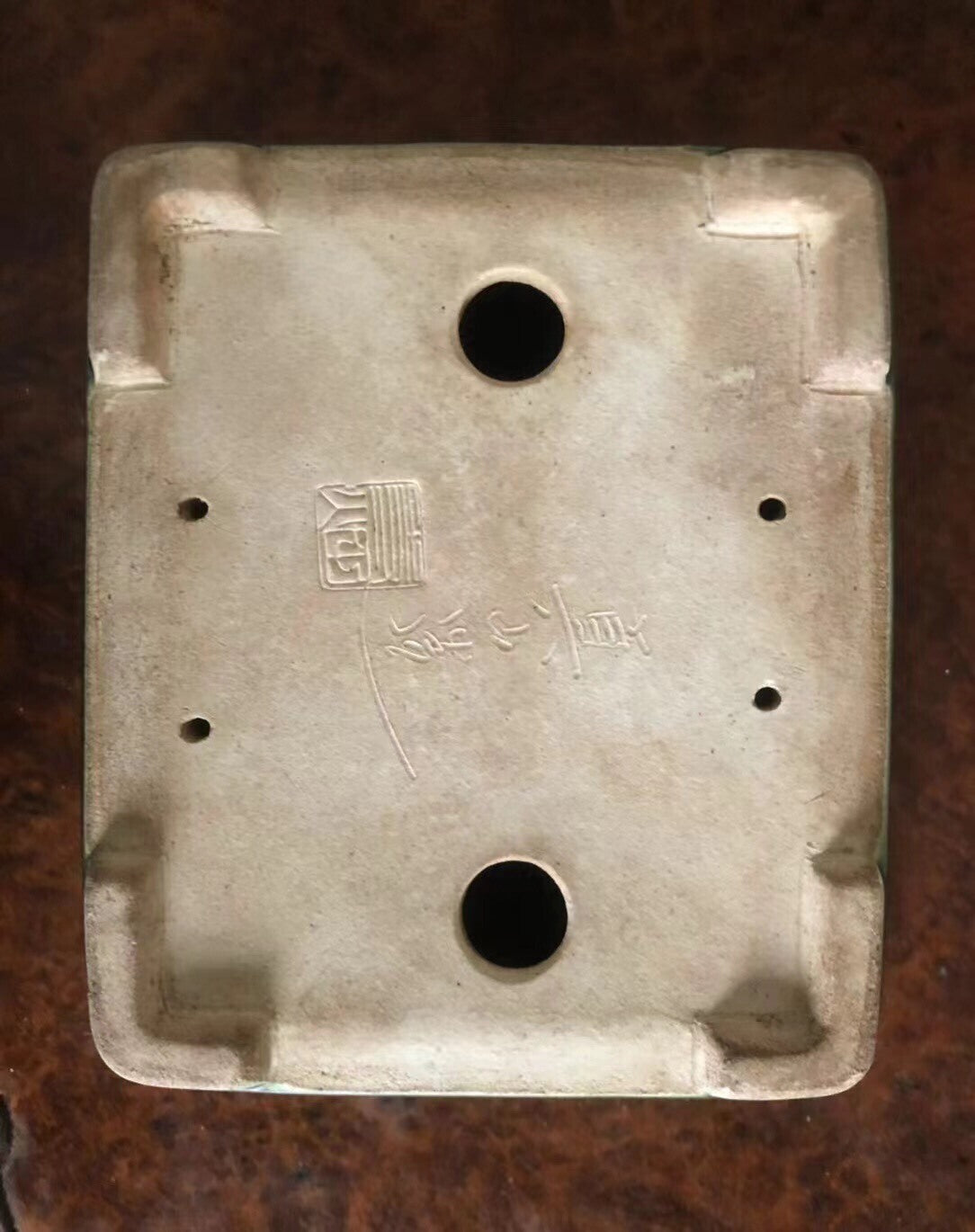 Shinzan Hand-Made Japanese Bonsai Pot