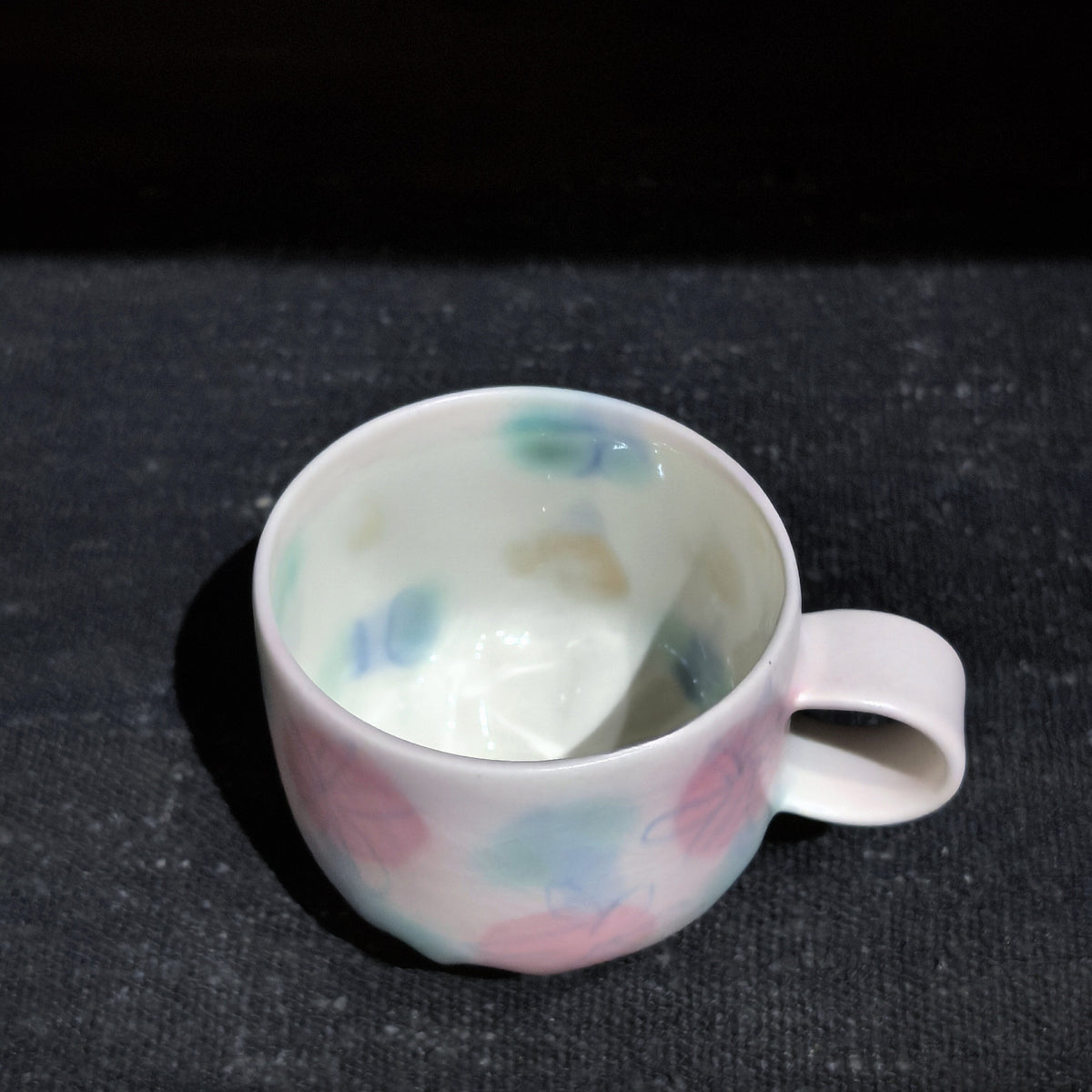 Zing three-colour flower mug
