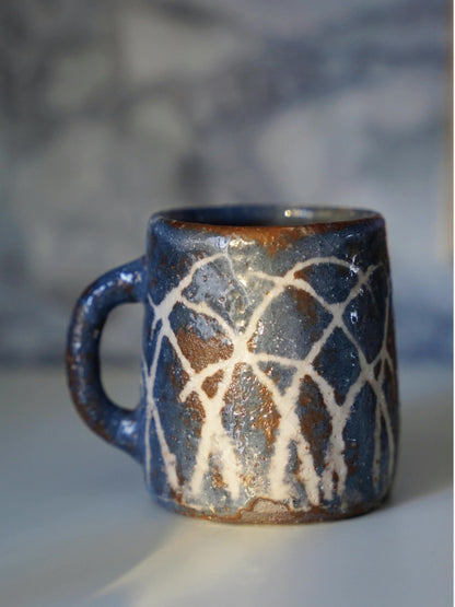 Masahiko Ando Nezumi Shino tea cup