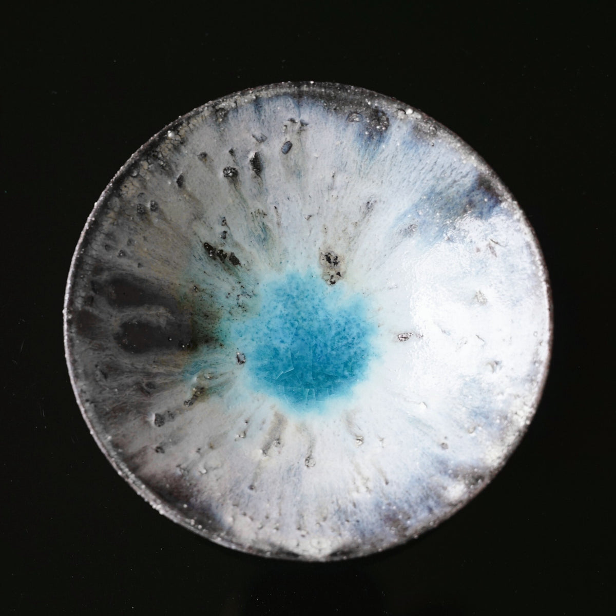 坂本健 wood-fired blue glaze medium bowl