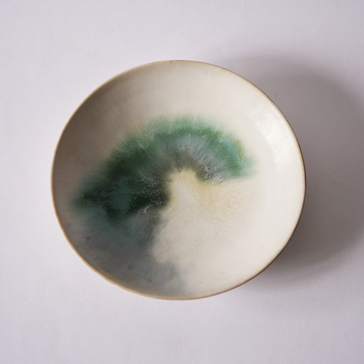 Shinsaku Nakazono round plate / dinner plate / dessert plate / breakfast plate — 18.3 cm, 3.5 cm high