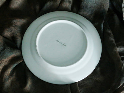 Yumiko Horinaka four-leaf clover round plate / western dinner plate / cake plate