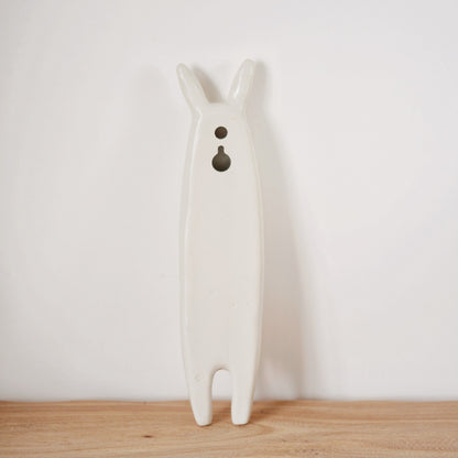 Akiko Ozutsumi rabbit / vase / flower vase / wall-hanging decoration
