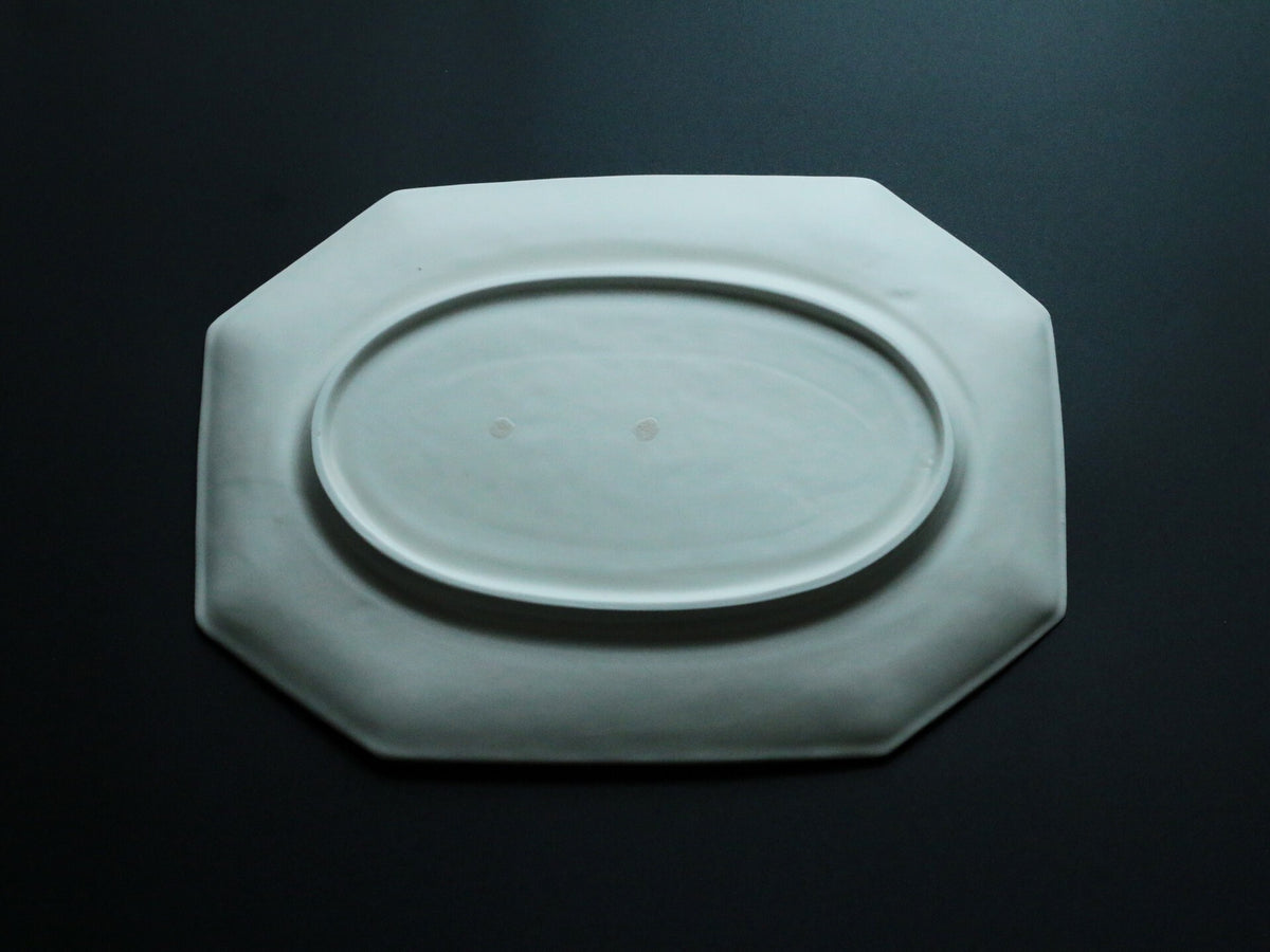 So Terui octagonal plate / main-course plate / dinner plate
