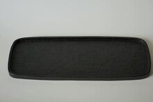 Tomiyama Koichi carved-pattern angular tray