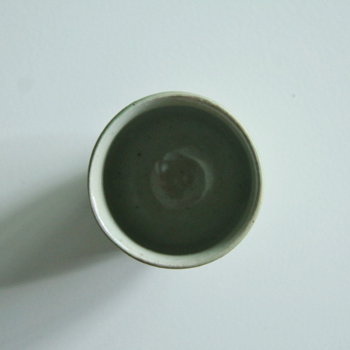 增田良平 手握杯 咖啡杯 茶杯  绿色