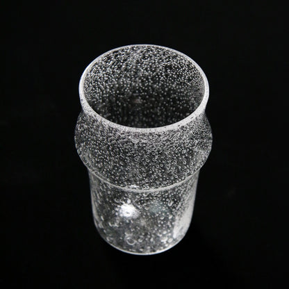 Taro Shiragami bubble glass cup / coffee cup / cold drink glass / beer glass