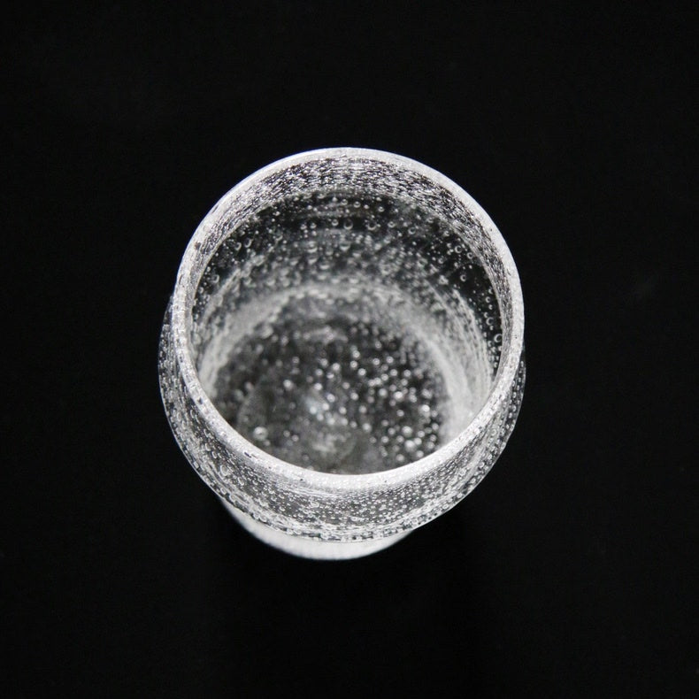 Taro Shiragami bubble glass cup / coffee cup / cold drink glass / beer glass