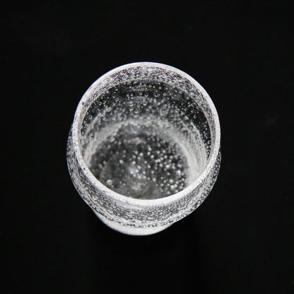 Taro Shiragami bubble glass cup / coffee cup / cold drink glass / beer glass