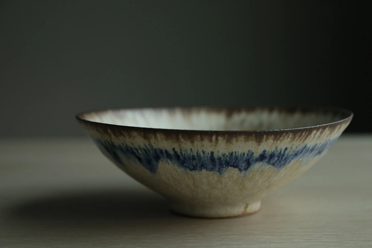 Suzuki Keita blue-green tea bowl / 7 sun