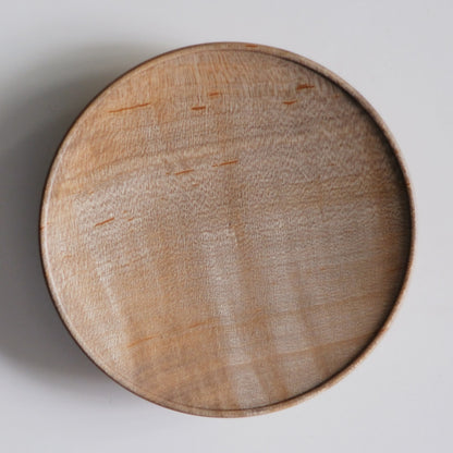 Katsuya Matsumoto wooden small plate / saucer / cup coaster