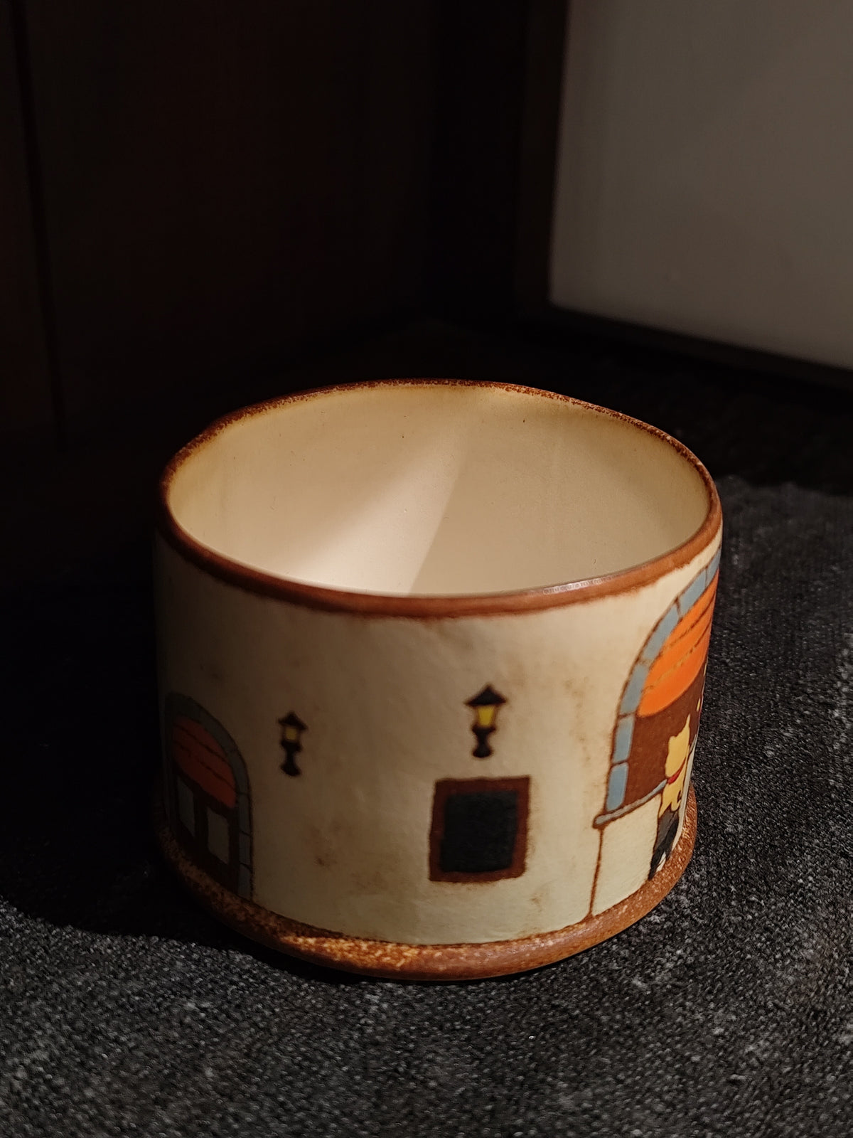 大柿 carved single cup - B