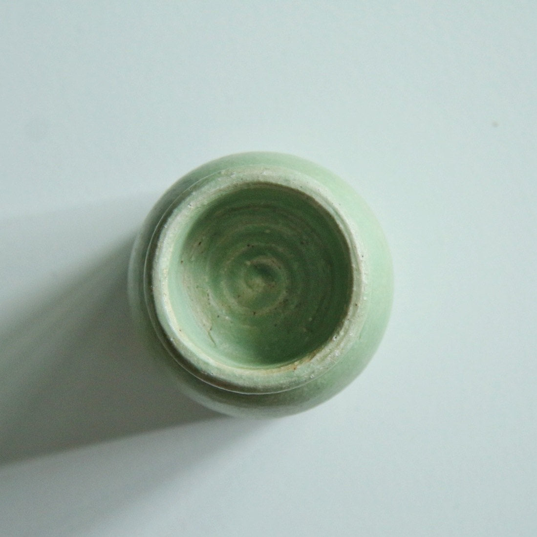 增田良平 手握杯 咖啡杯 茶杯  绿色