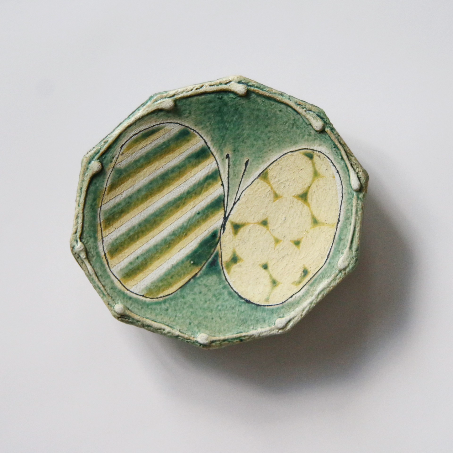 青木寿美子 甜品盘 豆皿