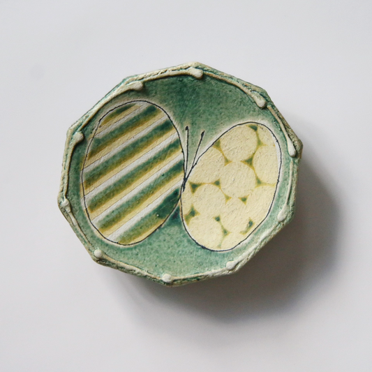青木寿美子 甜品盘 豆皿
