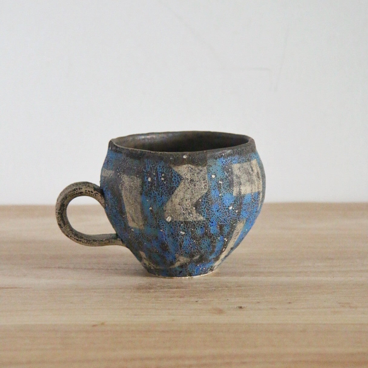 马川祐辅  马克杯 咖啡杯 茶杯 拉花杯 蓝色
