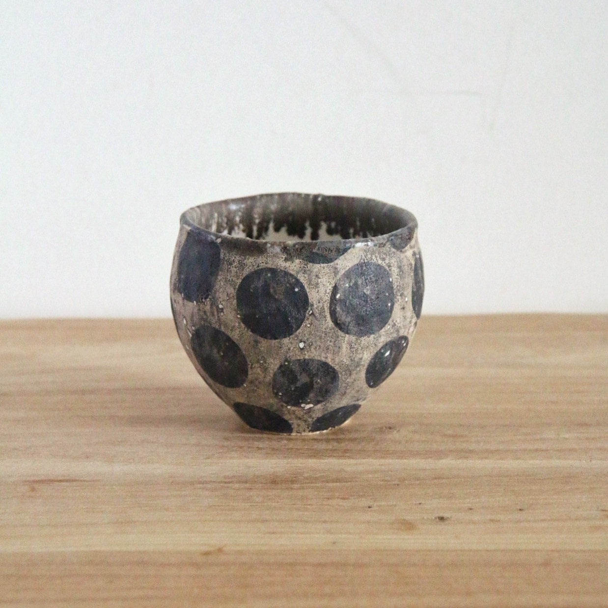 马川祐辅  咖啡杯 汤吞 拉花杯 手握杯  黑色