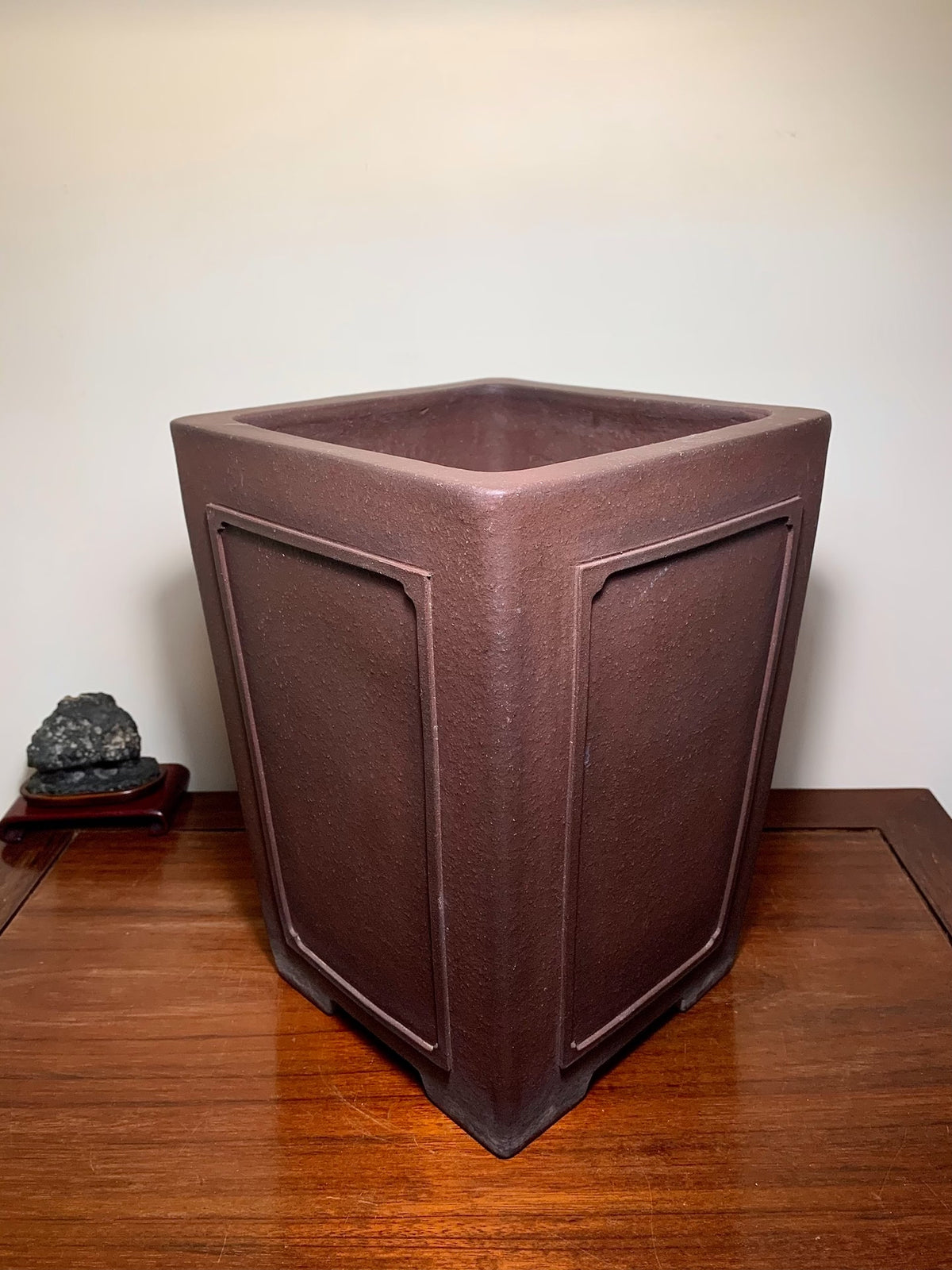 Matsuizan Aki Cut-Foot Cylindrical Pot Japanese Flower Pot