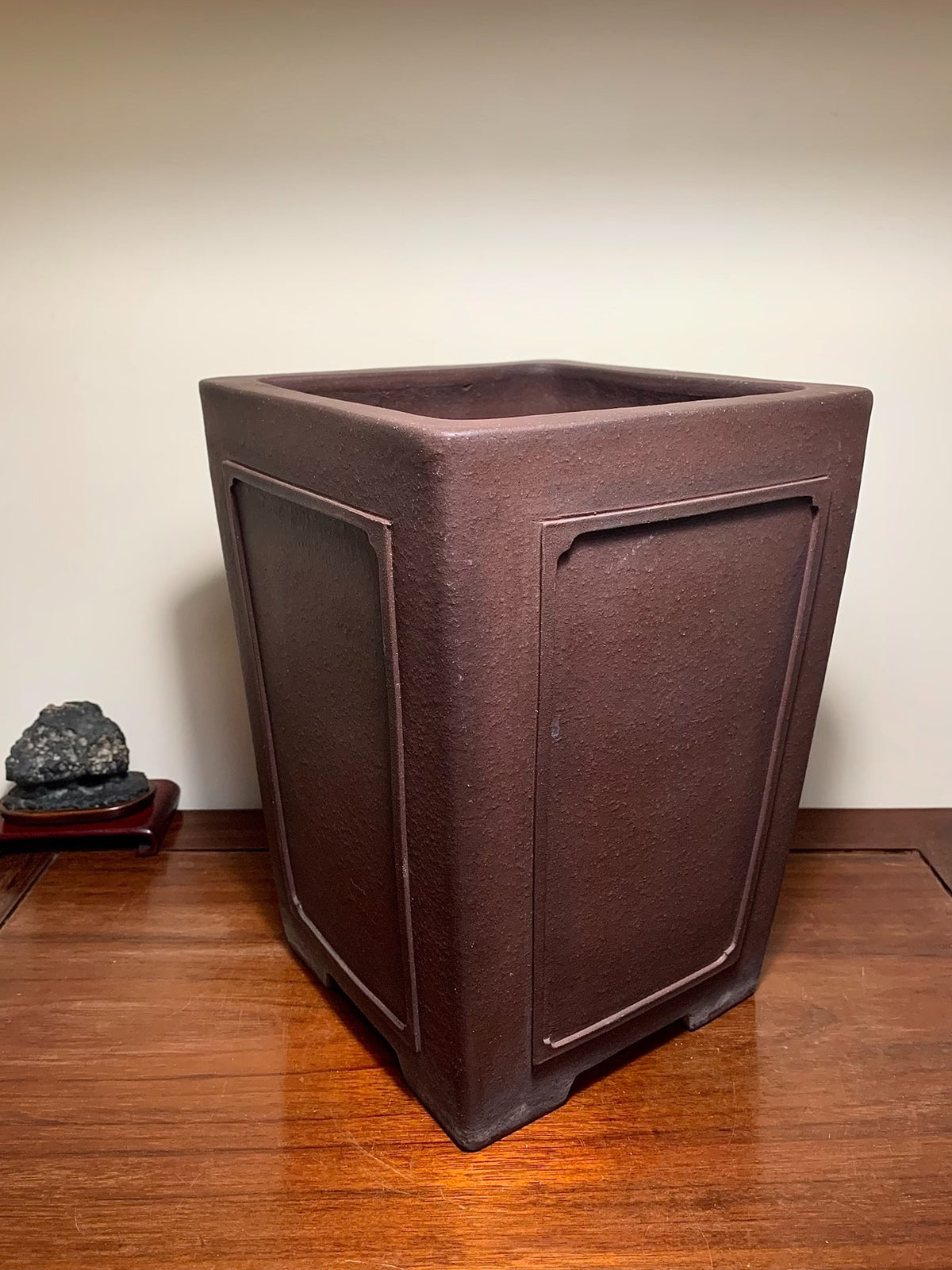 Matsuizan Aki Cut-Foot Cylindrical Pot Japanese Flower Pot