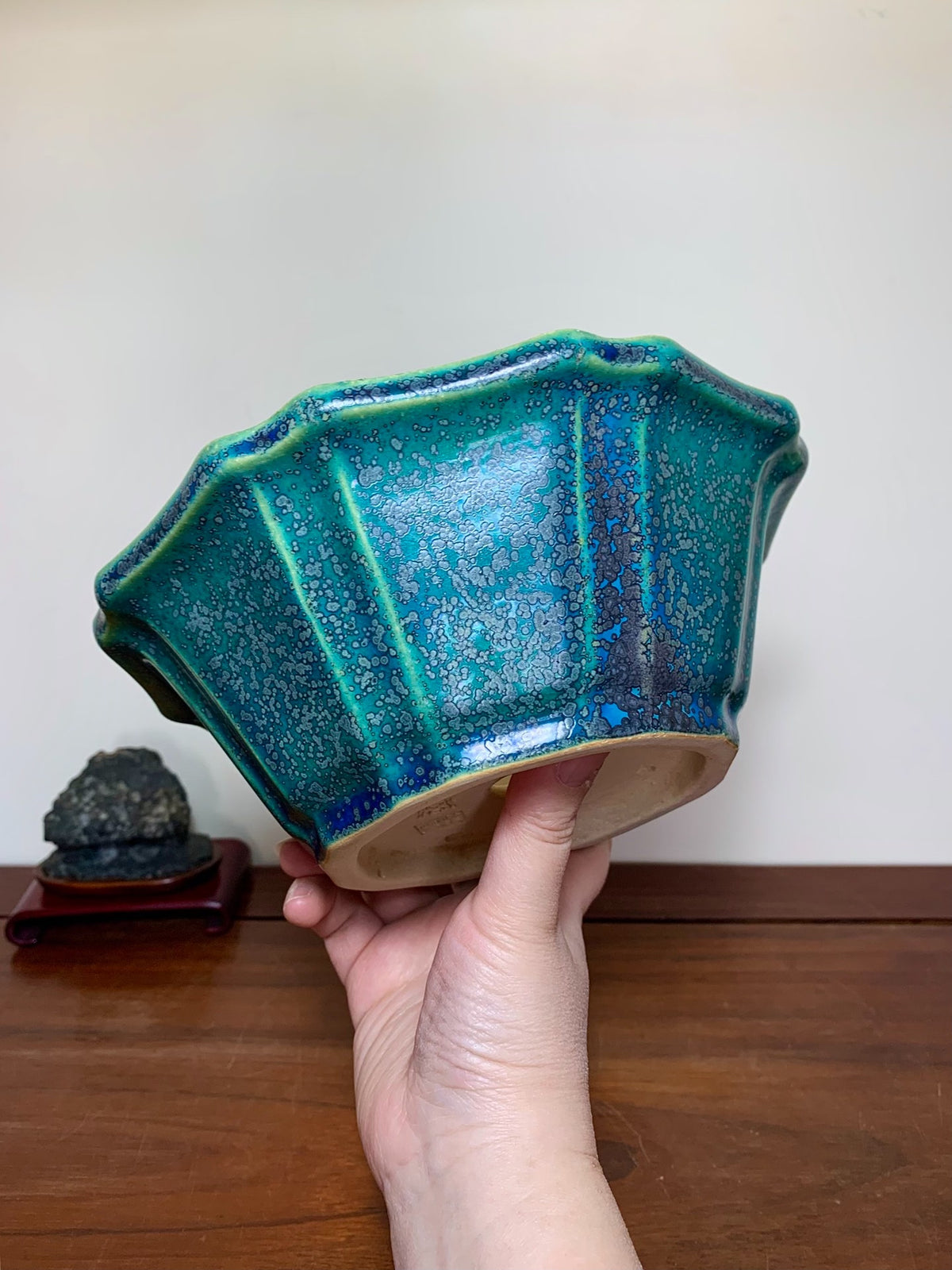Hongyang Highest Grade Cloth-Textured Glaze Japanese Flower Pot