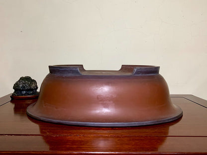 Outer Rim Oval Japanese Flower Pot by Hokido