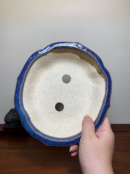 Nidaishōseki Kiln-Transmuted Sword Mokko Japanese Pot
