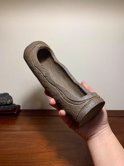 Tree-Patterned Irregular Pot