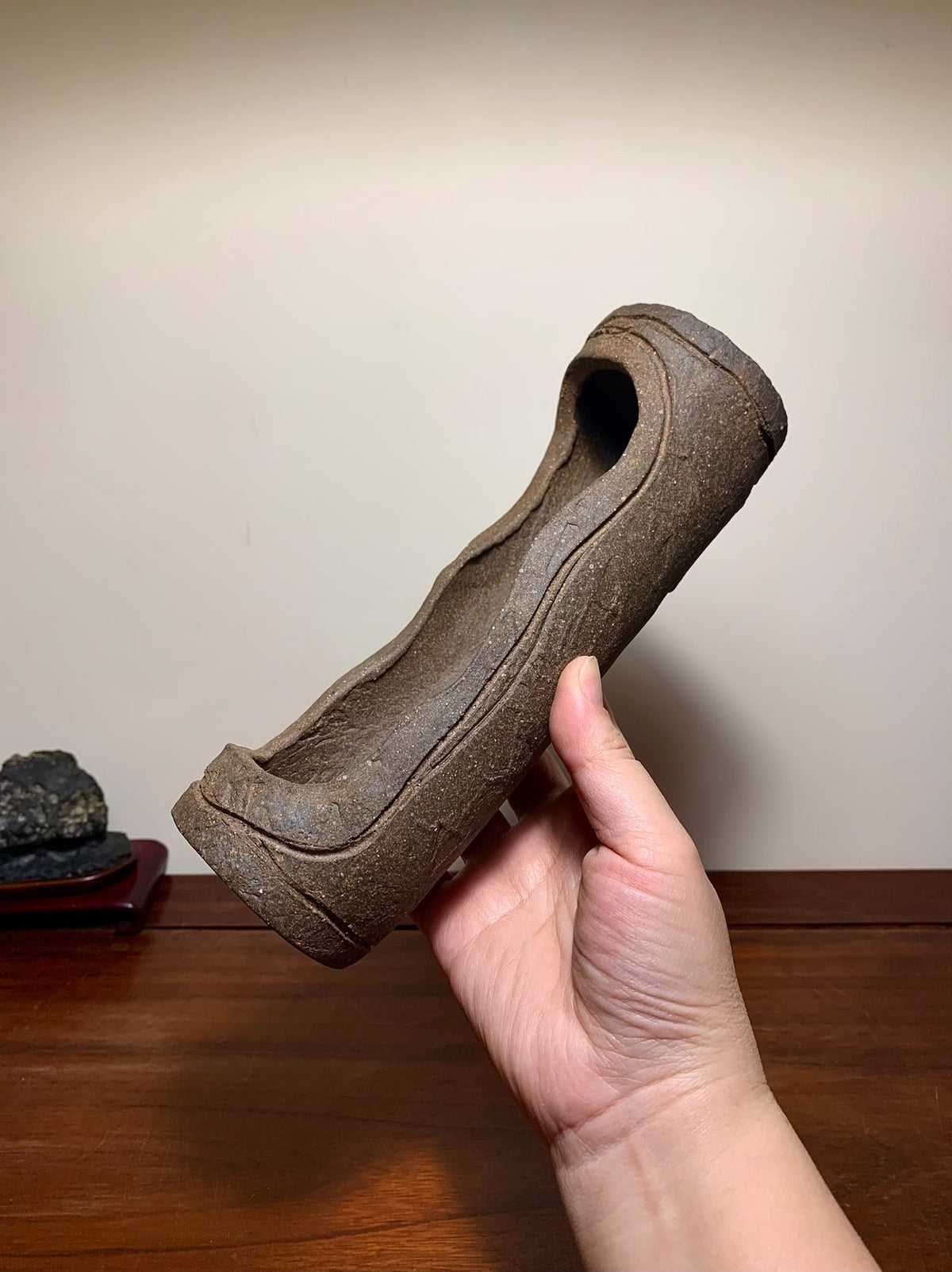 Tree-Patterned Irregular Pot