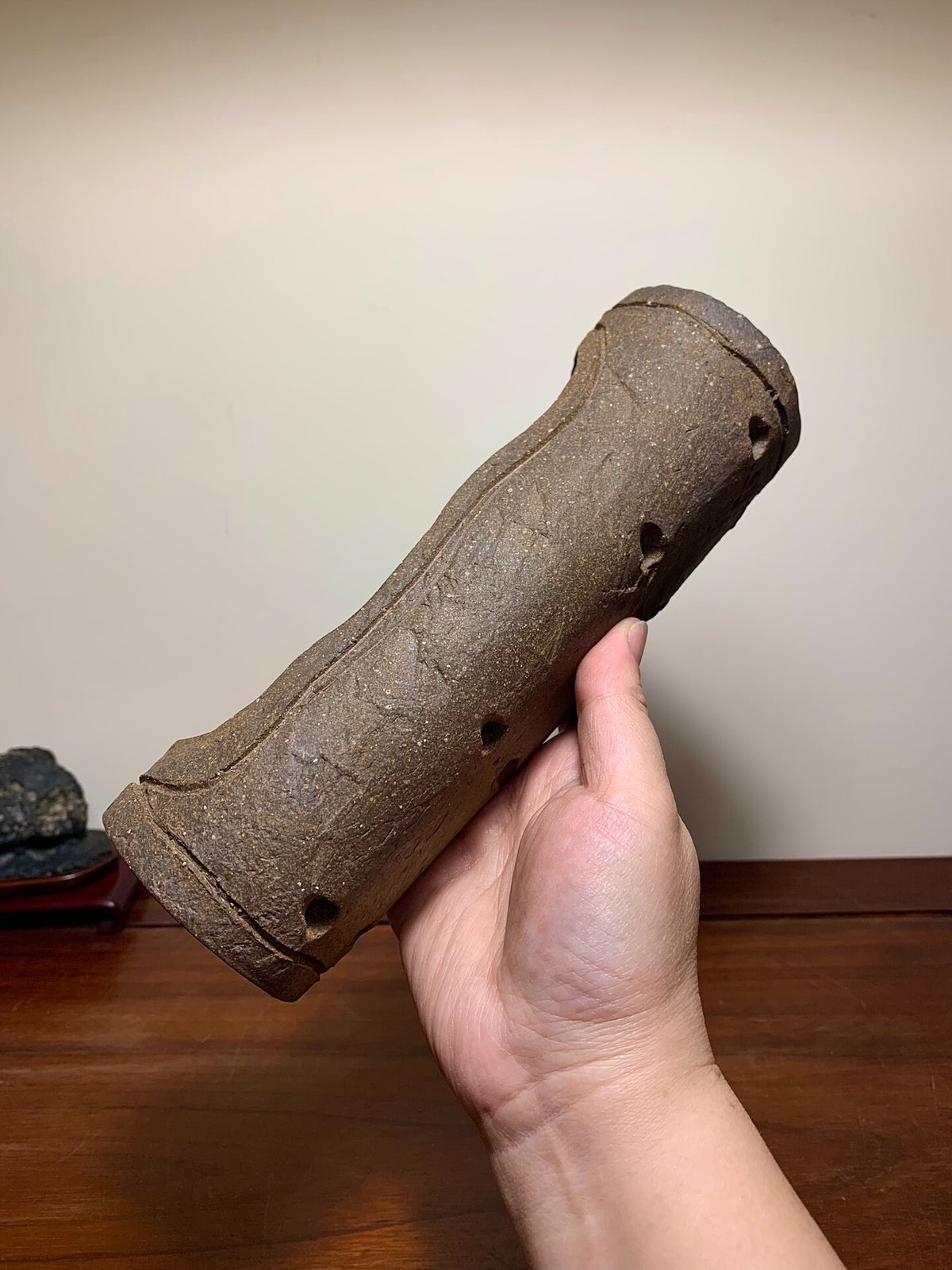 Tree-Patterned Irregular Pot