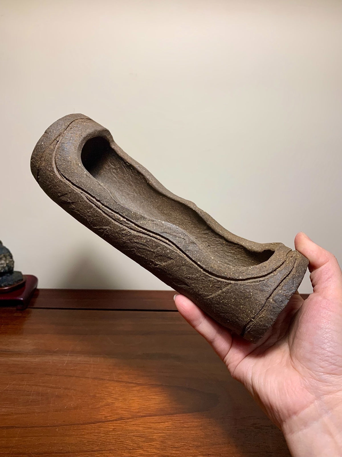 Tree-Patterned Irregular Pot