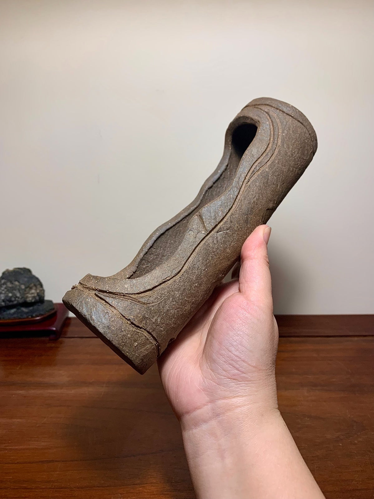 Tree-Patterned Irregular Pot