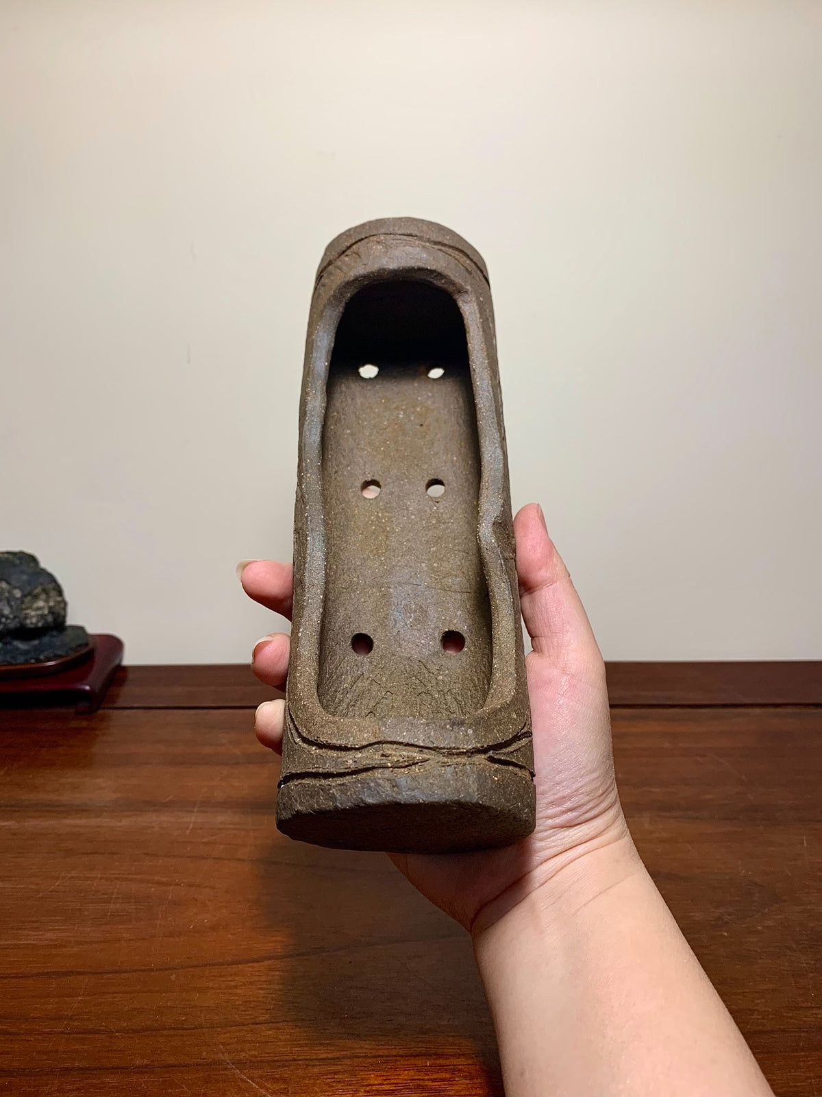 Tree-Patterned Irregular Pot