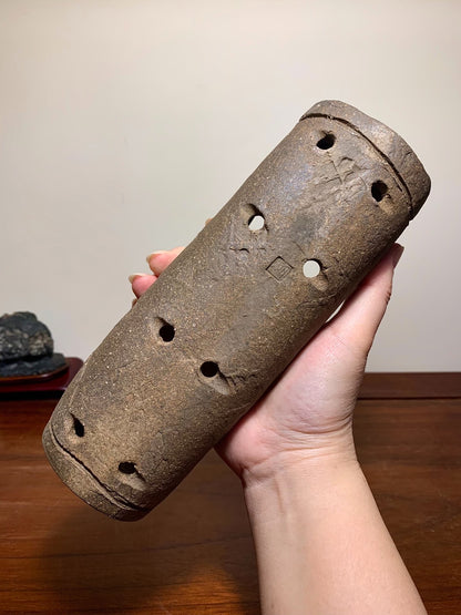 Tree-Patterned Irregular Pot