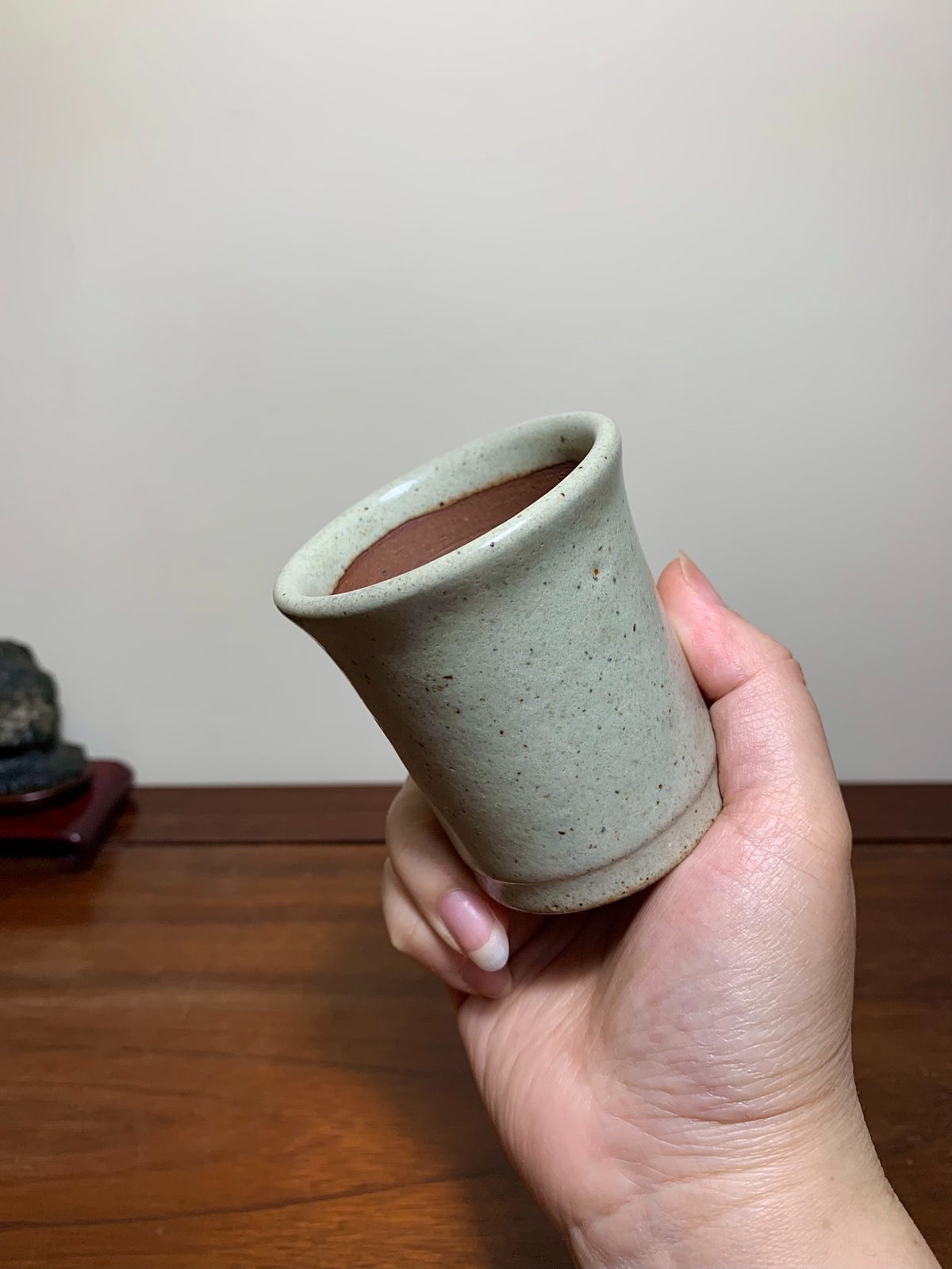 Ito Tunnō Rare Cylindrical Pot Japanese Flower Pot