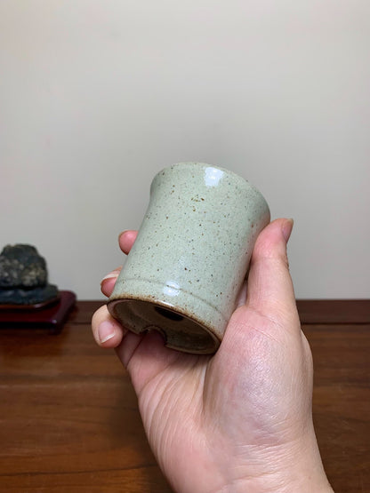 Ito Tunnō Rare Cylindrical Pot Japanese Flower Pot