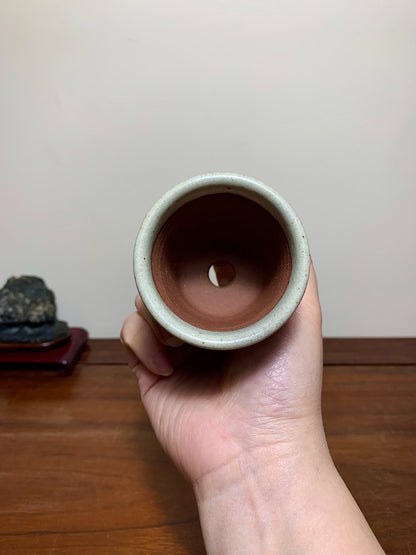Ito Tunnō Rare Cylindrical Pot Japanese Flower Pot