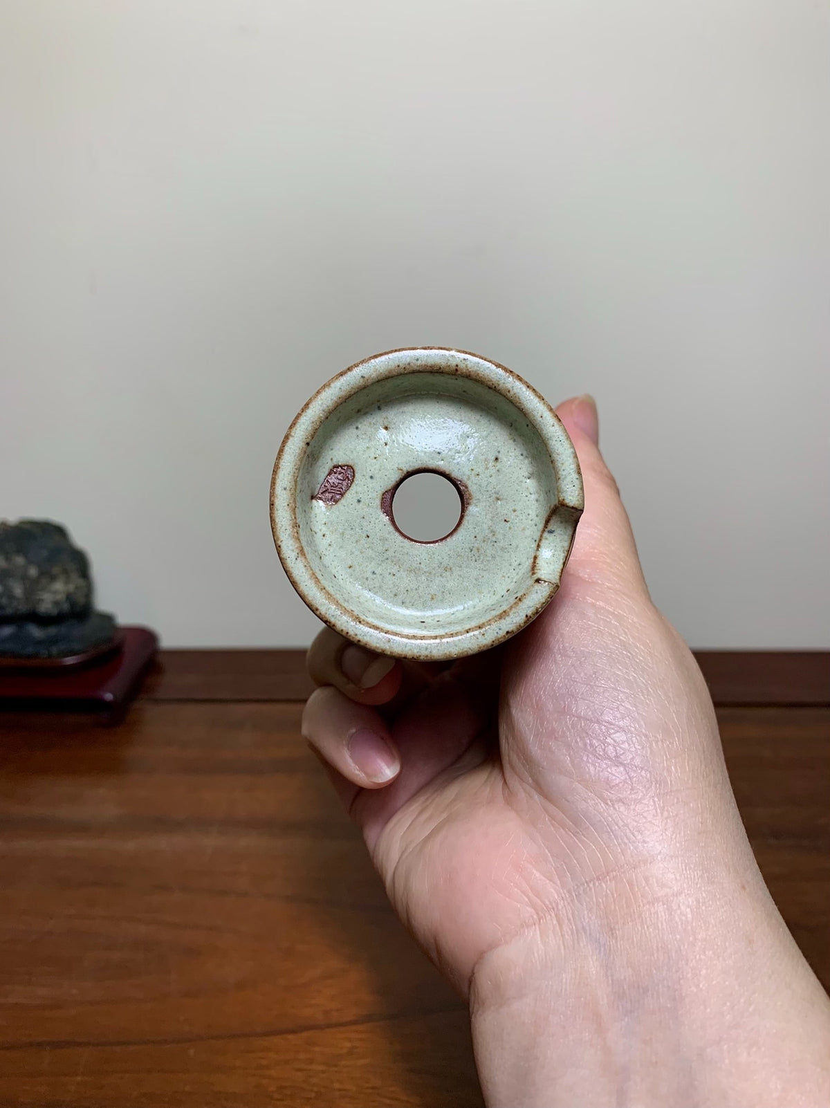 Ito Tunnō Rare Cylindrical Pot Japanese Flower Pot