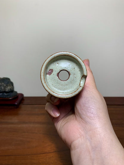 Ito Tunnō Rare Cylindrical Pot Japanese Flower Pot