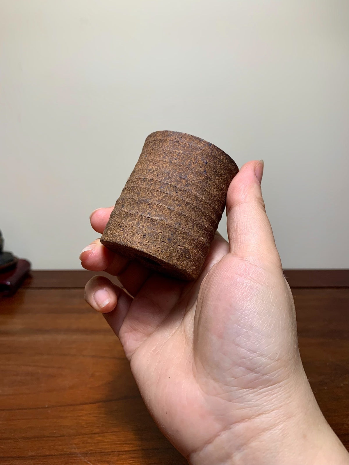 Takahashi Akio Cut-Foot Cylindrical Pot Japanese Bonsai Pot