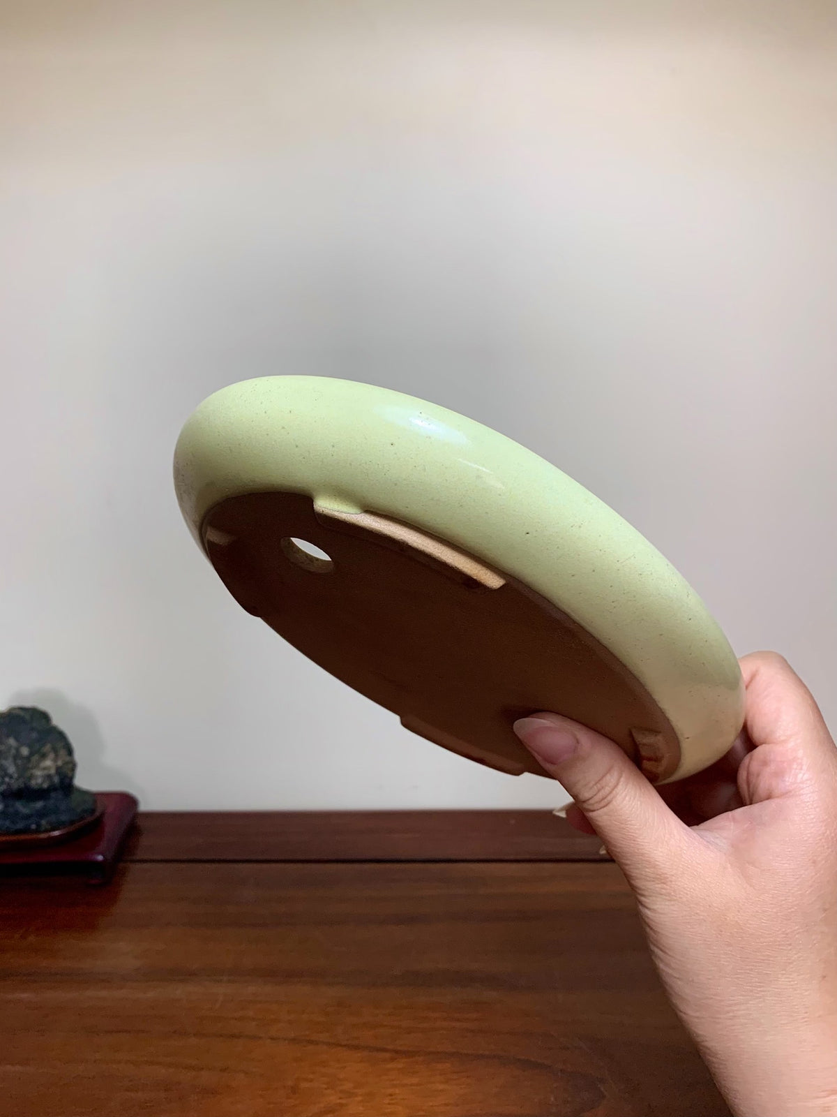 Chun Meng Cut-Foot Oval Maple Tree Pot